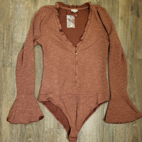 Free People Jackie Bodysuit Size Small - Picture 4 of 8